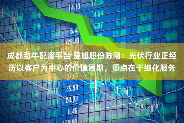 成都劲牛配资平台 爱旭股份陈刚：光伏行业正经历以客户为中心的价值周期，重点在于细化服务