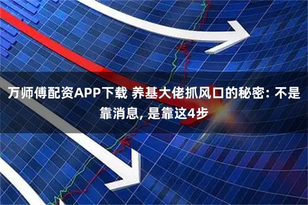 万师傅配资APP下载 养基大佬抓风口的秘密: 不是靠消息, 是靠这4步